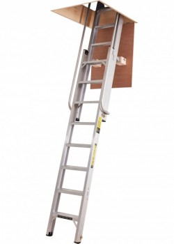 De Luxe Aluminium Heavy Duty Loft Ladder to BSEN14975