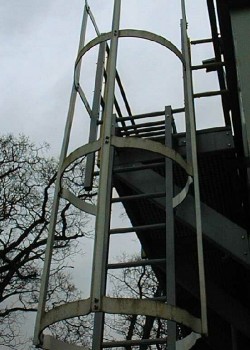 GRP (Glass Fibre) Fixed Access Ladders
