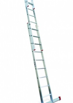 Non-Professional Aluminium Extension Ladder-Three Section Push Up to EN131-2